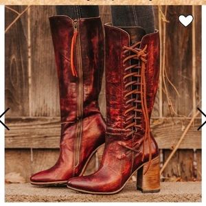 NEW & RARE!! Freebird Joaquin Wine Leather Boots